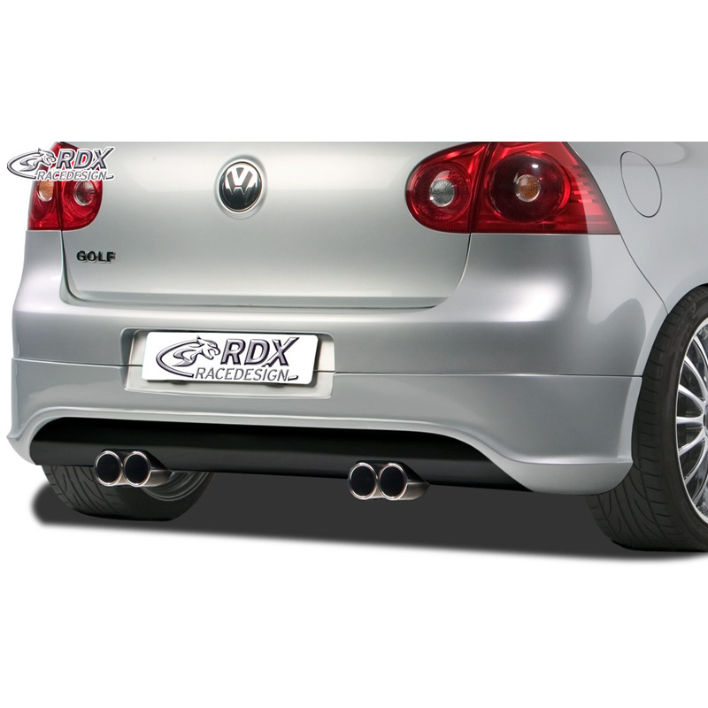 Achterskirt  Volkswagen Golf V R32 Hatchback 3/5-deurs 2003-2008 (uitlaat links/rechts) excl. Variant/Plus (ABS)