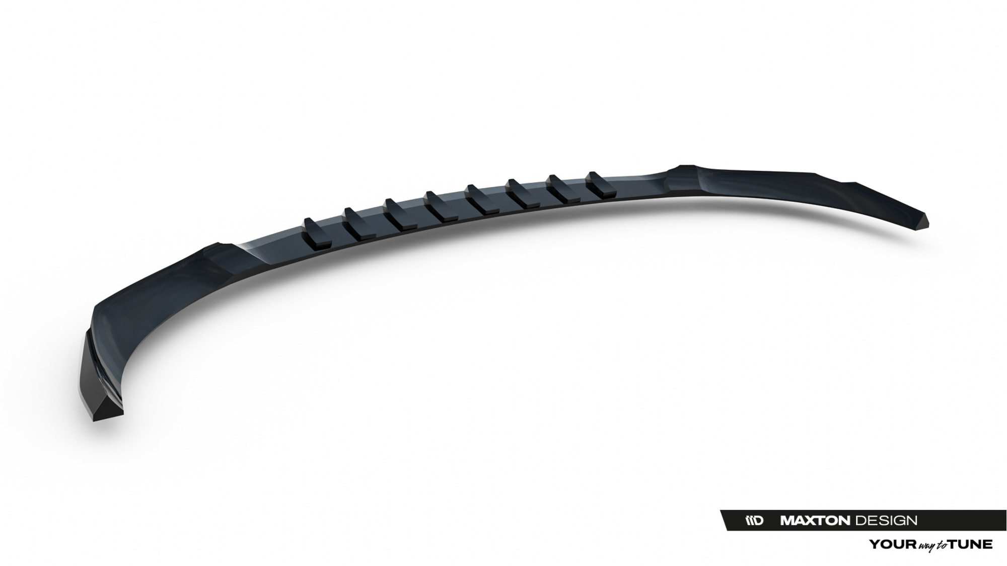 Voorspoiler V.1 Mercedes-AMG C63 Sedan / Estate W206 / S206 Glanzend Zwart