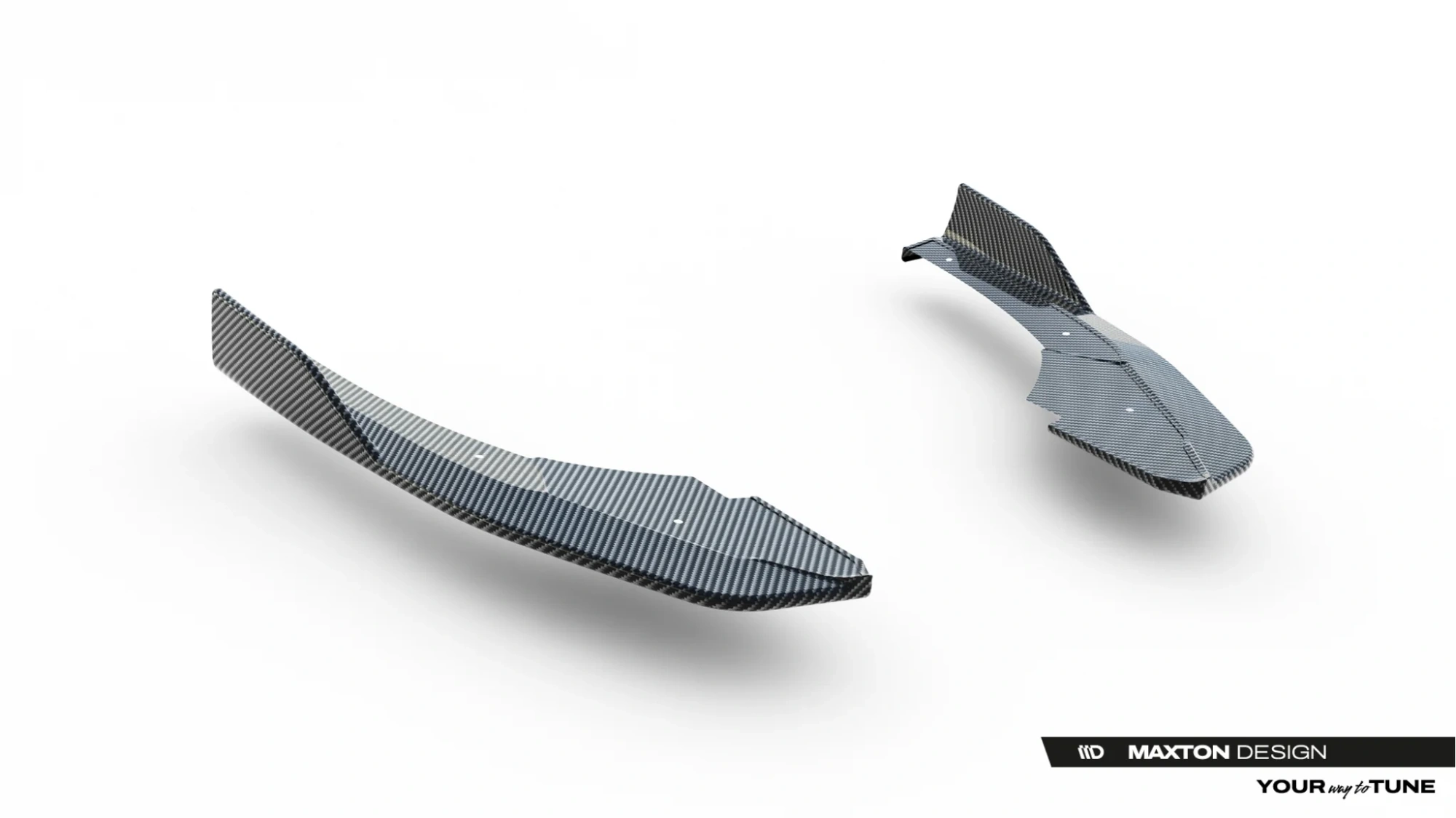 Achter Zij-Diffusers Audi RS3 Sportback 8Y Facelift Prepreg Carbon Fiber Maxton Design