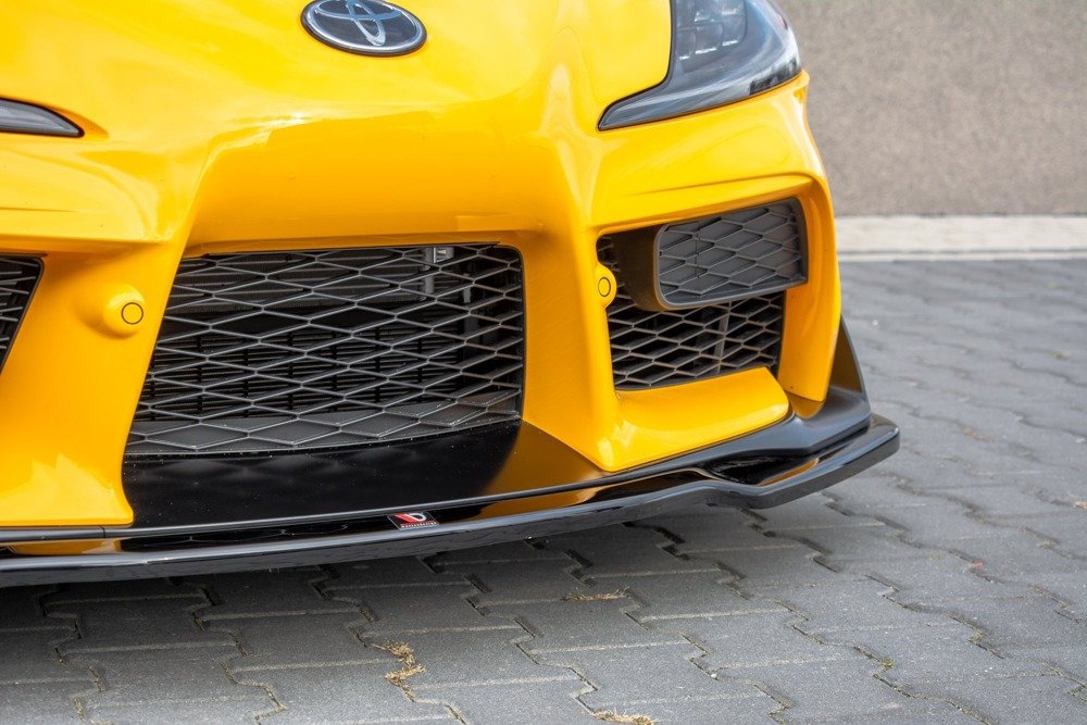 Voorspoiler V.2 Toyota Supra MK5 Maxton Glans Zwart