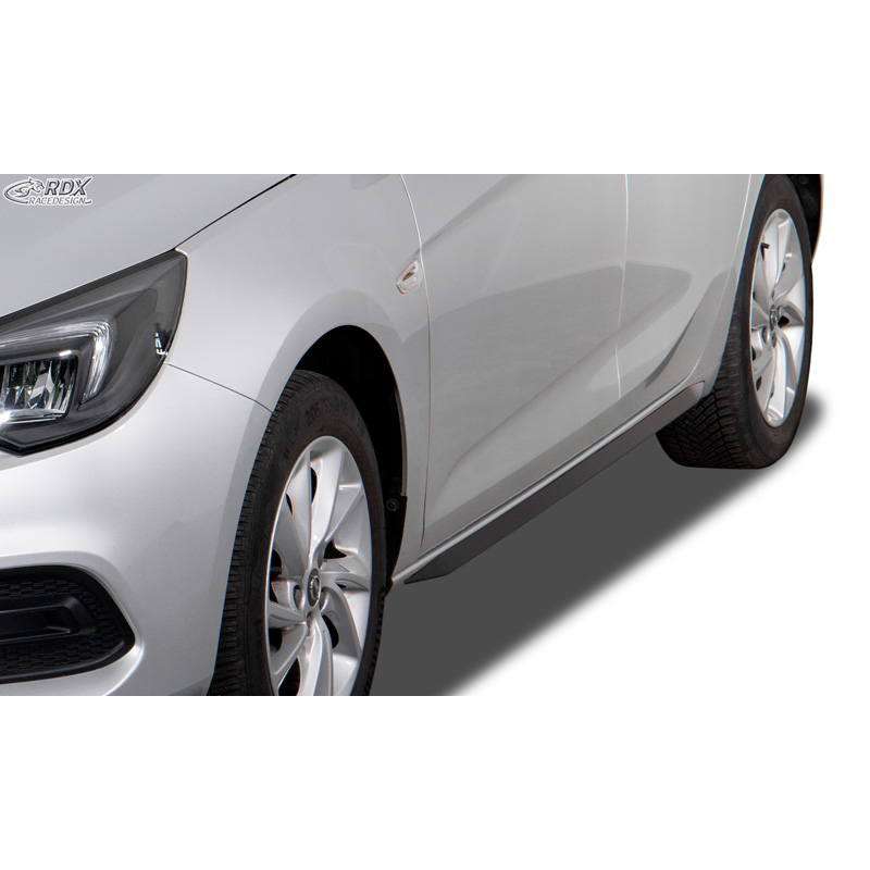 Sideskirts 'Slim'  Opel Astra K Hatchback 2015-2021 (ABS zwart glanzend)