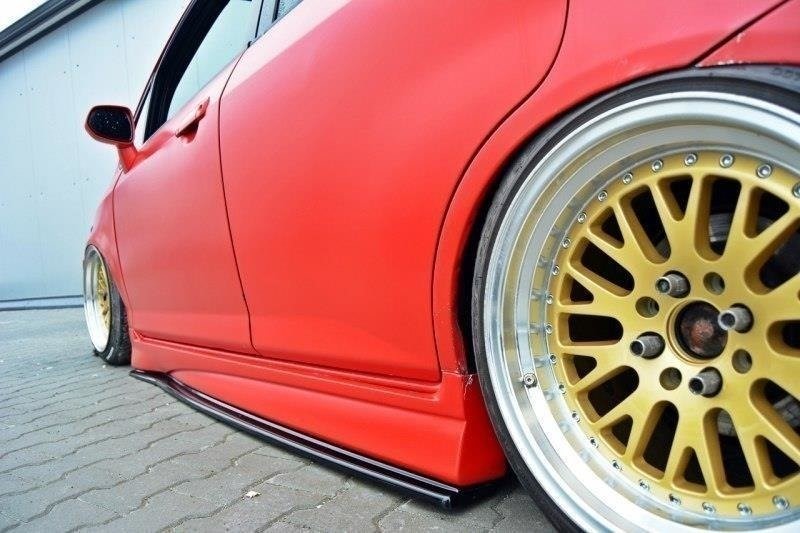 Zijskirts Diffusers Honda Jazz MK1 Glanzend Zwart