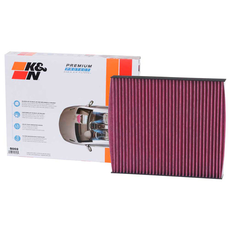 K&N Premium Single-Use Interieurluchtfilter  VAG/Mercedes/Lamborghini diverse modellen (DVF5002)