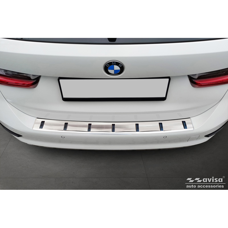 RVS Achterbumperprotector  BMW 3 Serie (G21) Touring 2019-2022 'STRONG EDITION'