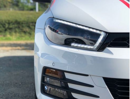 Headlights VW Scirocco lll facelift 15-18 DRL Dynamic  LED Black