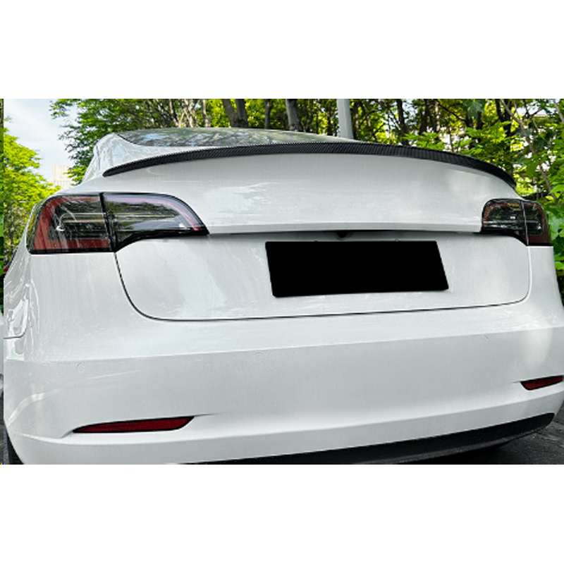 Achterspoiler  Tesla Model 3 2017- incl. Facelift (ABS Glanzend zwart)