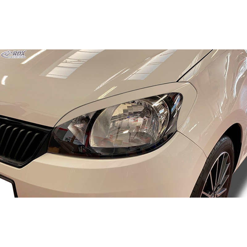 Koplampspoilers  Skoda Citigo 2011- (ABS)