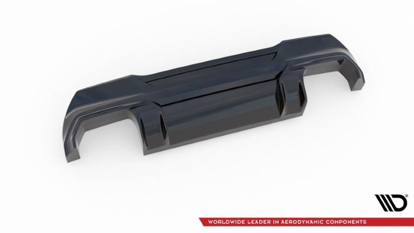 Achter Diffusor BMW 1 Serie F40 M-Pack/ M135i Glans Zwart V2