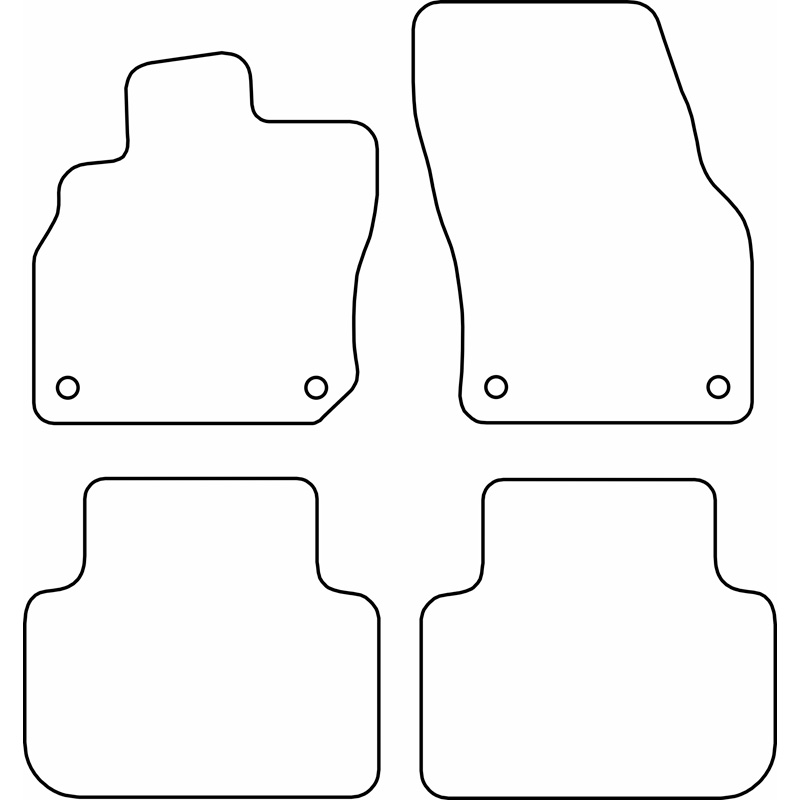 Automatten Velours  Audi Q3 (FJB) 2025-