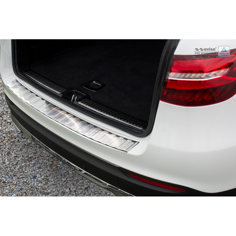 RVS Achterbumperprotector  Mercedes GLC 2015-2019 & FL 2019- 'Ribs'