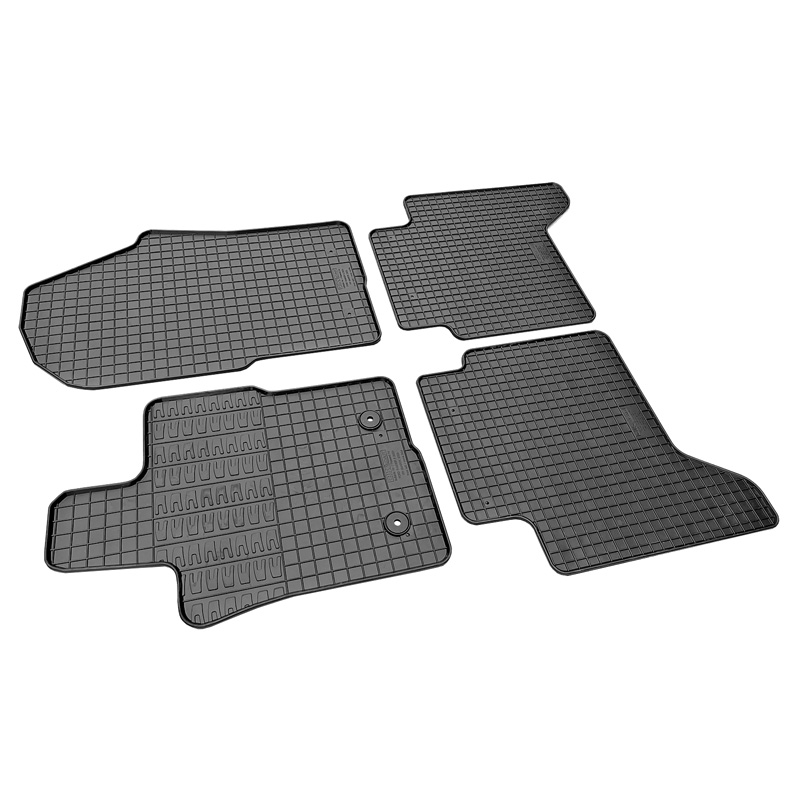Rubber matten  Volkswagen Amarok 2022- & Ford Ranger II 2022- (4-delig + montagesysteem)