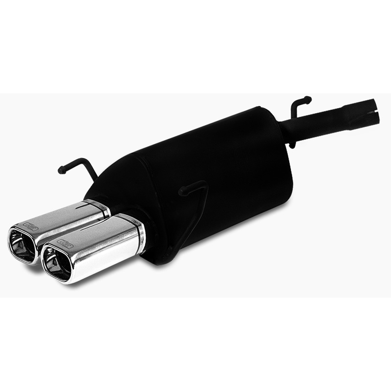 Sportuitlaat  Opel Corsa C HB 1.0i 12V 44kW/1.2i 16V 59kW/1.4i 16V 66kW/1.3 CDTi 51kW/1.7 Di 48/55kW/1.7 CDTi 74kW/1.8i GSi 92kW 2001-2006 2x 80x65mm