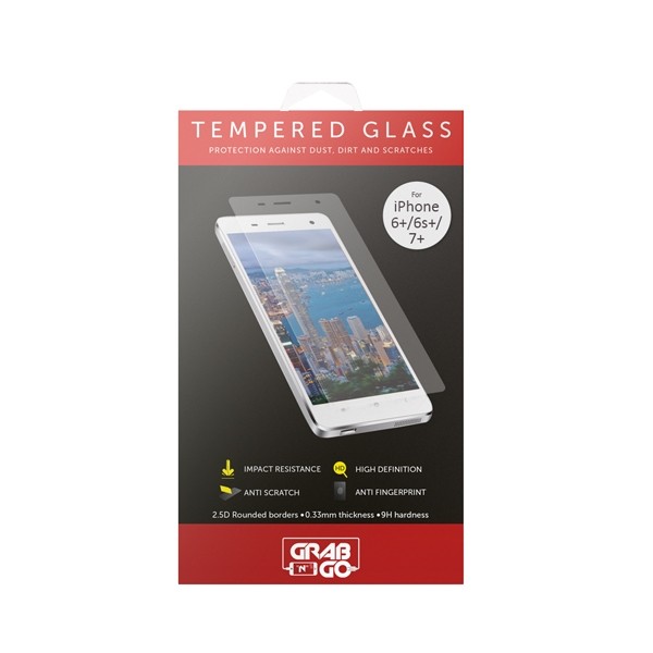 GrabNGo Temperedglass iPhone6+/6S+