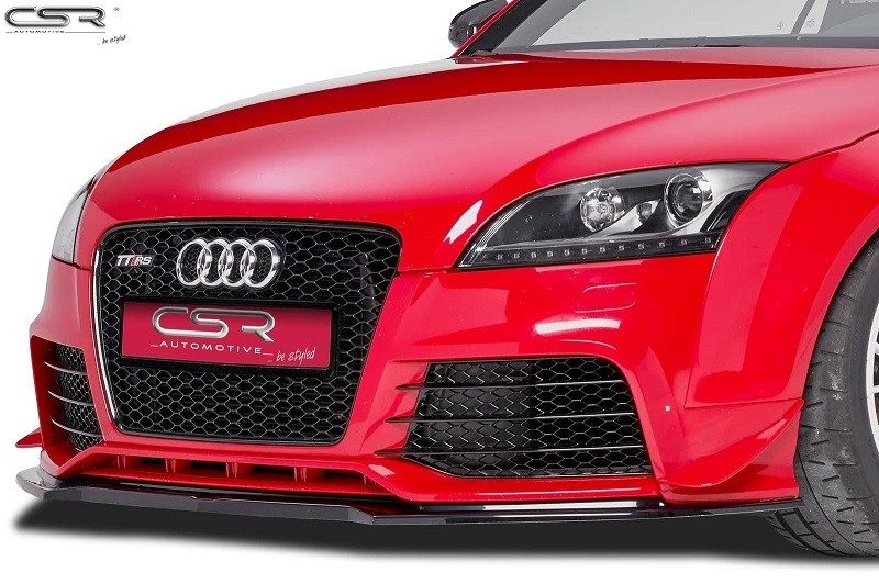Cupspoilerlip Audi TT RS 8J zwart glans