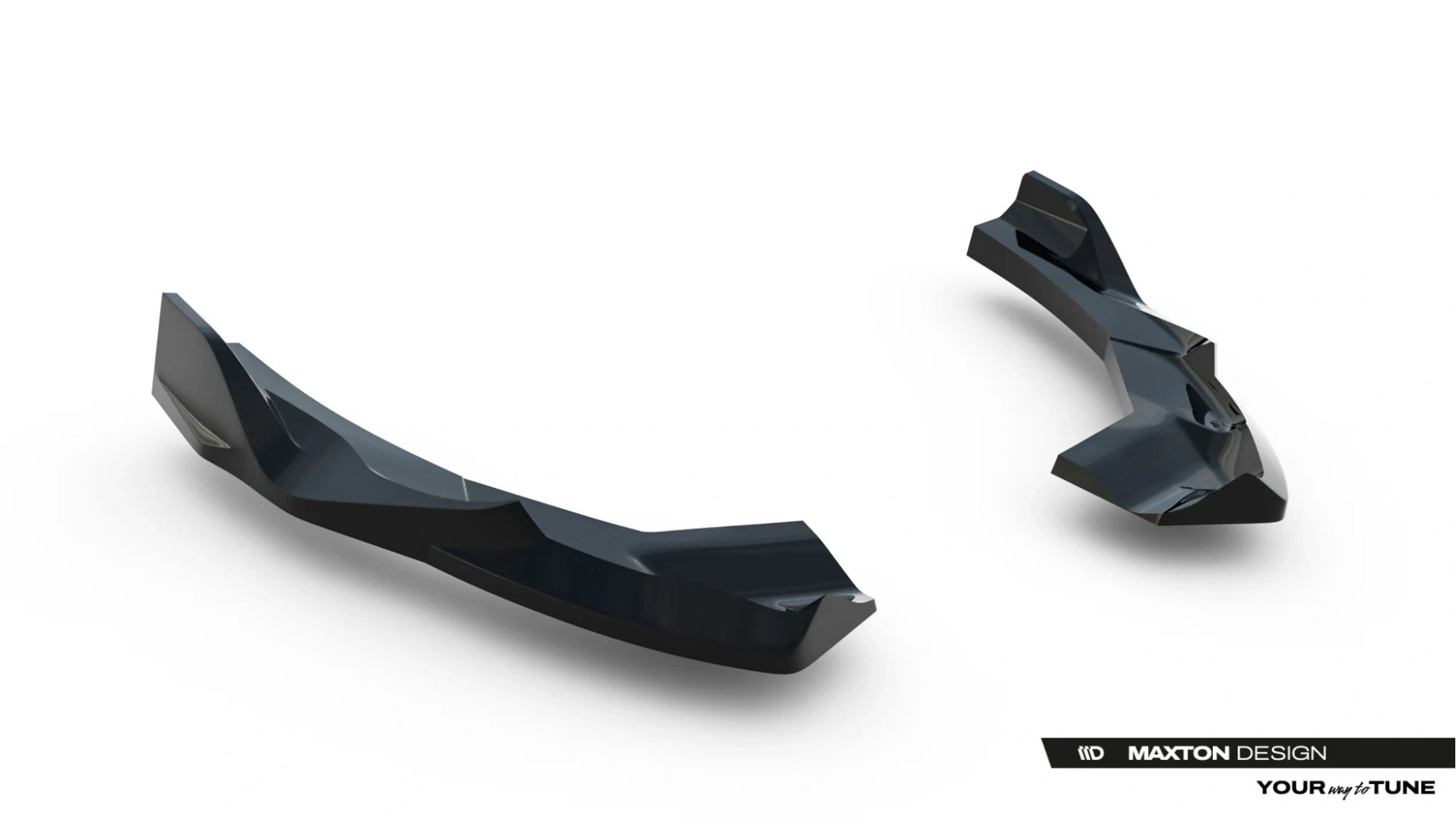 Zij-Diffuser Audi RS3 Sedan 8Y Facelift Maxton Glans Zwart V.2
