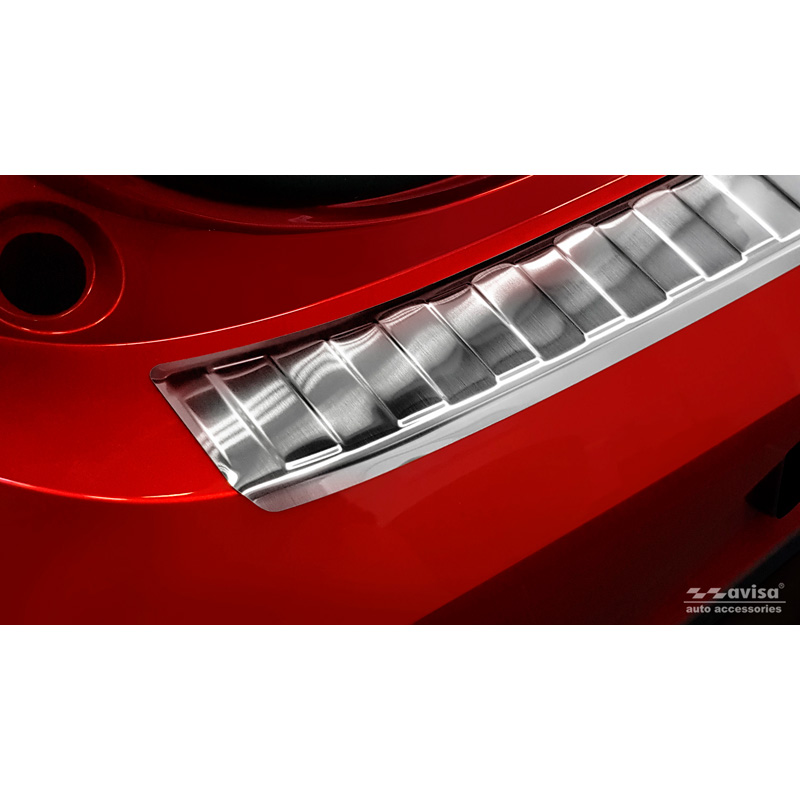 RVS Achterbumperprotector  Renault Clio E HB 5-deurs 2019- Incl. Facelift 'Ribs'