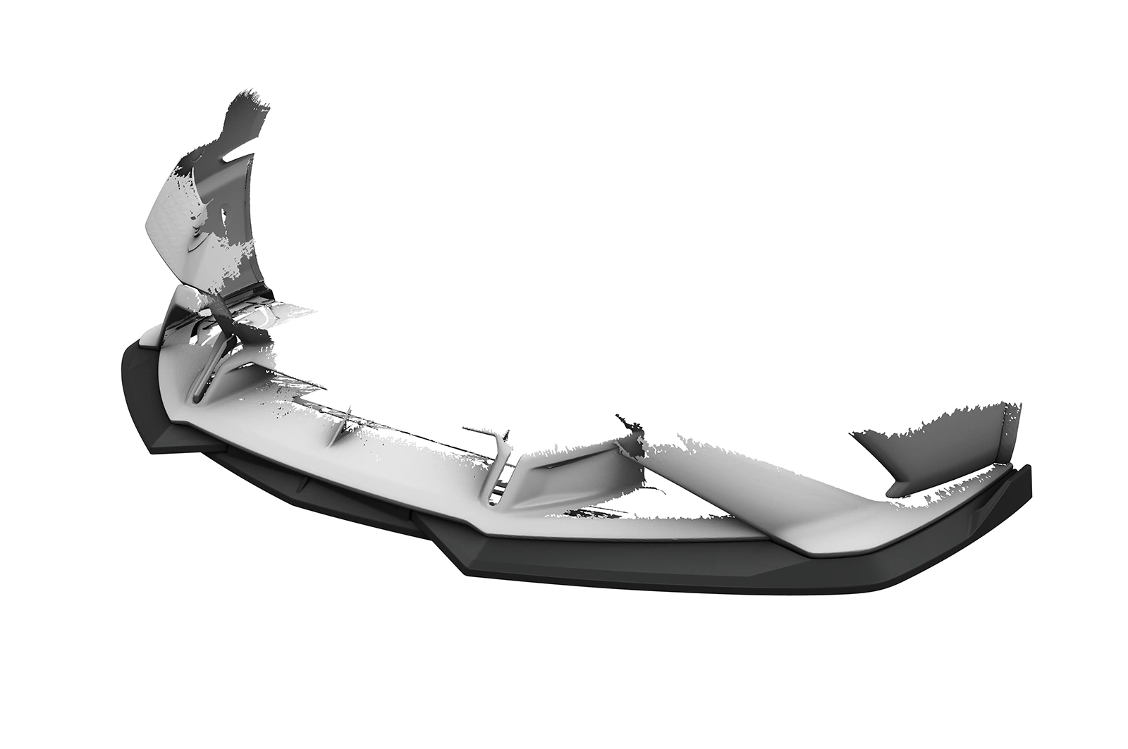 Voorspoiler Lamborghini Huracan glans zwart