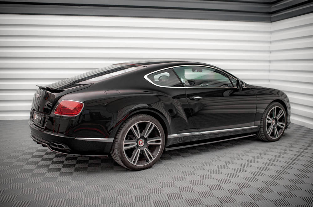 Zijskirts Bentley Continental GT V8 S MK2 Maxton Glans Zwart