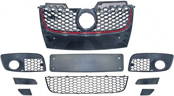 Radiator Grill GOLF V 03->> Lijsten/Rooster/Grill