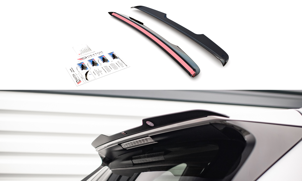 Spoiler Toyota RAV4 MK5 Maxton Glans Zwart