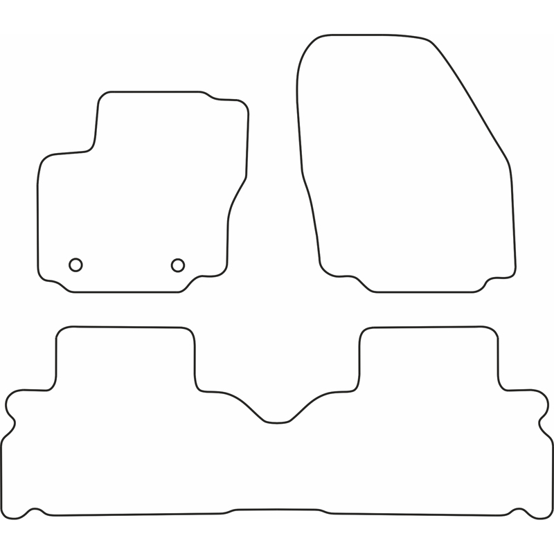Automatten Velours  Ford S-Max 2006- (5 personen)