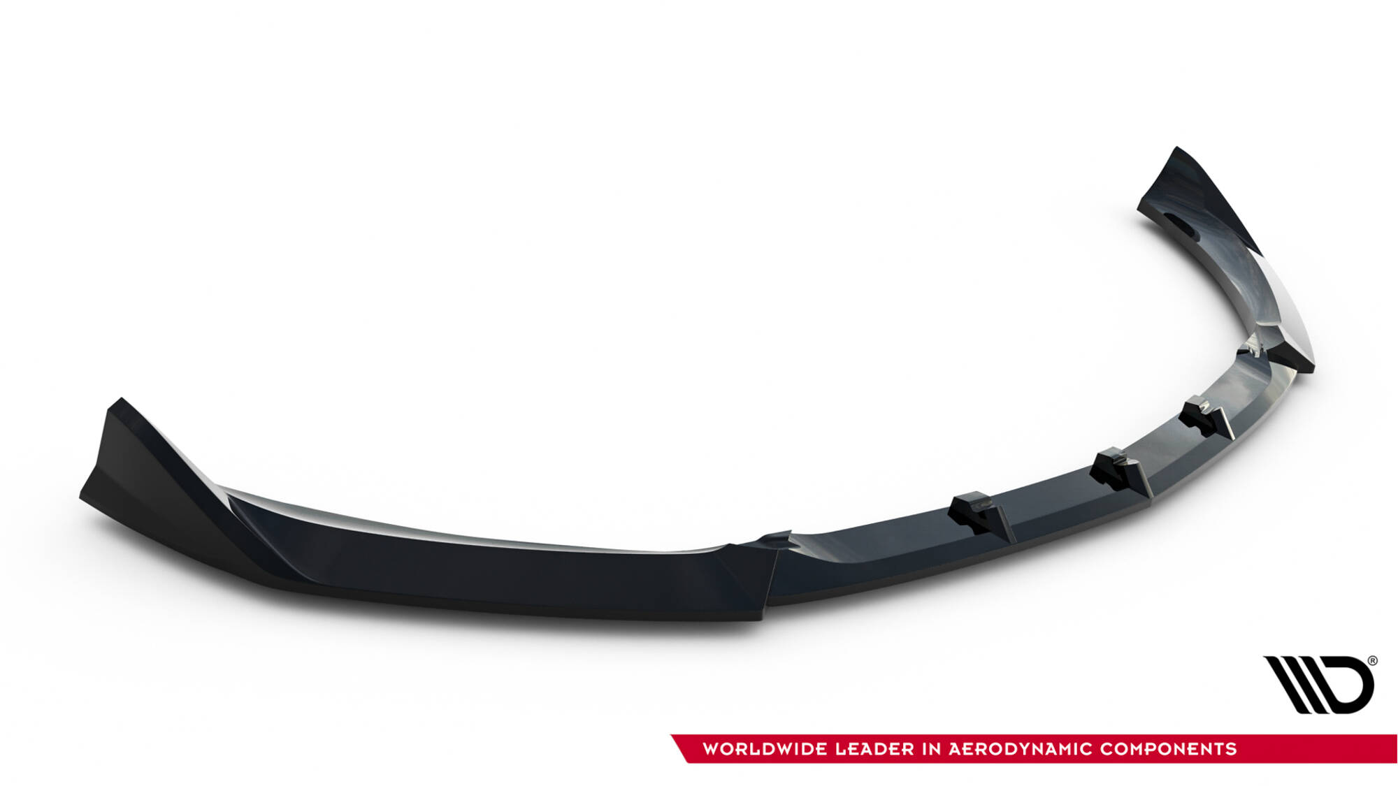Voorspoiler Mercedes-AMG GT C C190 Facelift Maxton Glanzend zwart