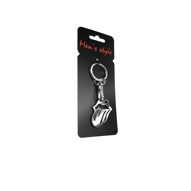 RVS sleutelhanger - 'Tong' (Zilver)