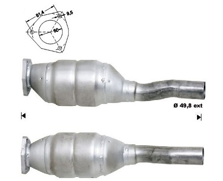 VW SHARAN 1.9TD 1896 cc 66 Kw / 90 cv ANU Magnaflow CAT Bouwjaar
