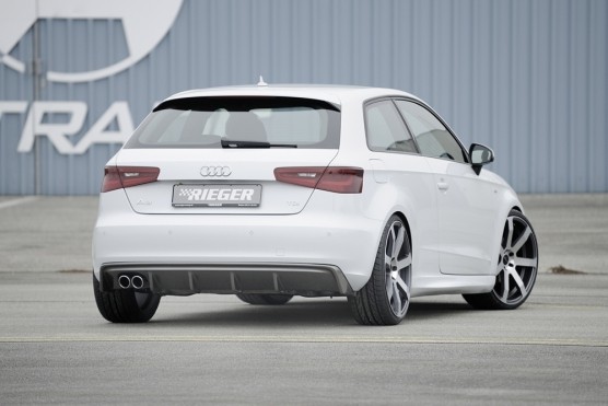 Rieger Achteraanzet Audi A3 8V 2012- Carbon