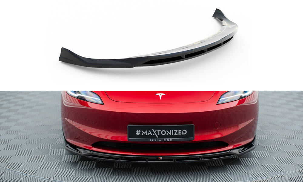 Voorspoiler V.1 Tesla Model 3 Project Highland (Facelift)