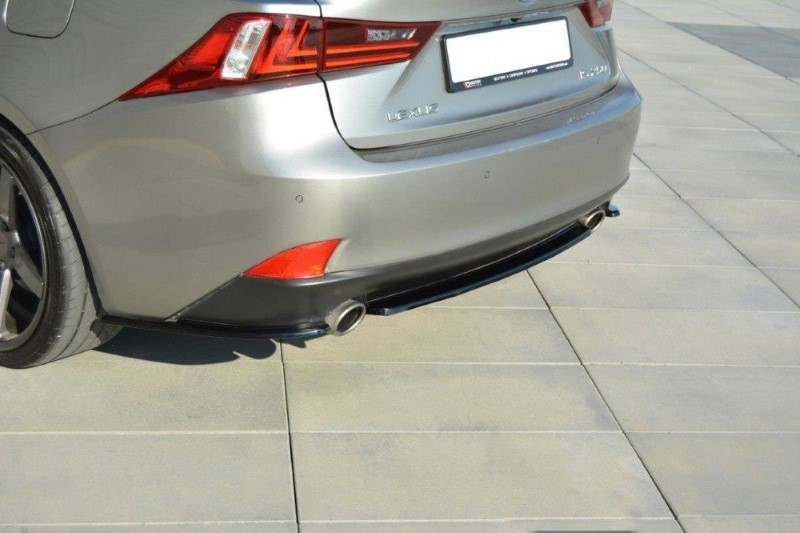 Centrale Achterspoiler Lexus IS Mk3 T (Zonder Verticale Bar) Glanzend Zwart
