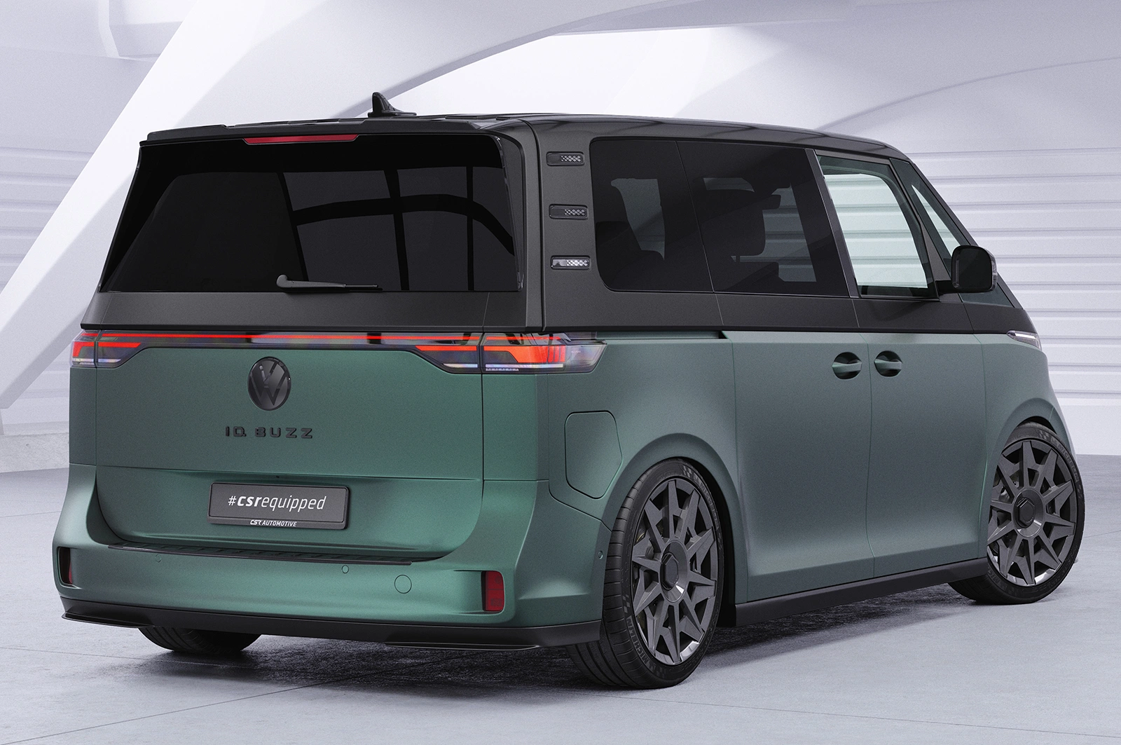 Achterspoiler VW ID. Buzz Glans Zwart (2022+) - CSR Design
