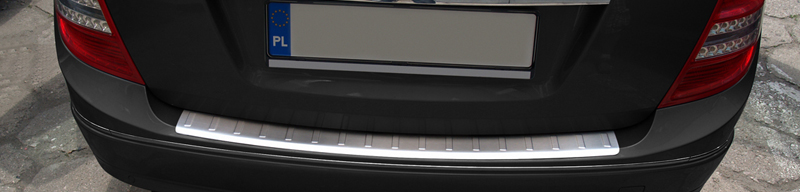 RVS Achterbumperprotector Mercedes C-Klasse W204 07-11