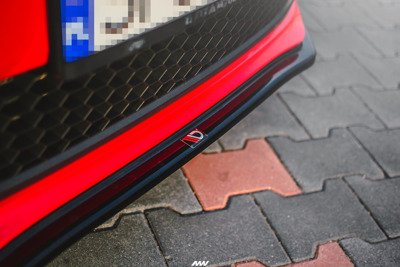 Voorspoiler VW Polo 5 GTI 6R Glans Zwart