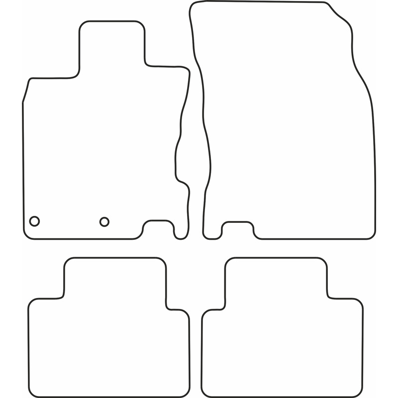 Automatten  Nissan Qashqai II 2014-2020