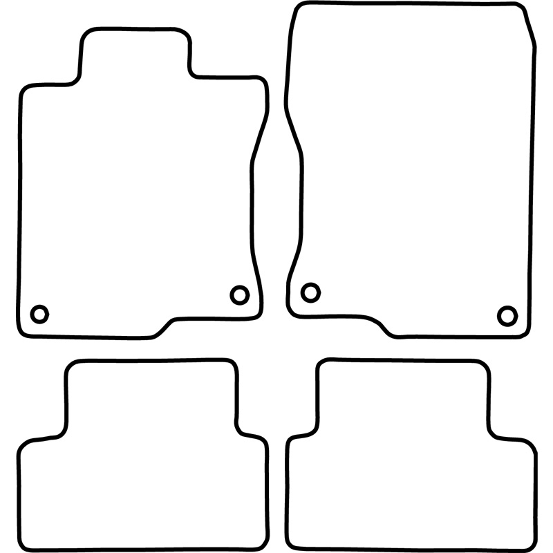 Automatten Velours  Honda Accord 2011-