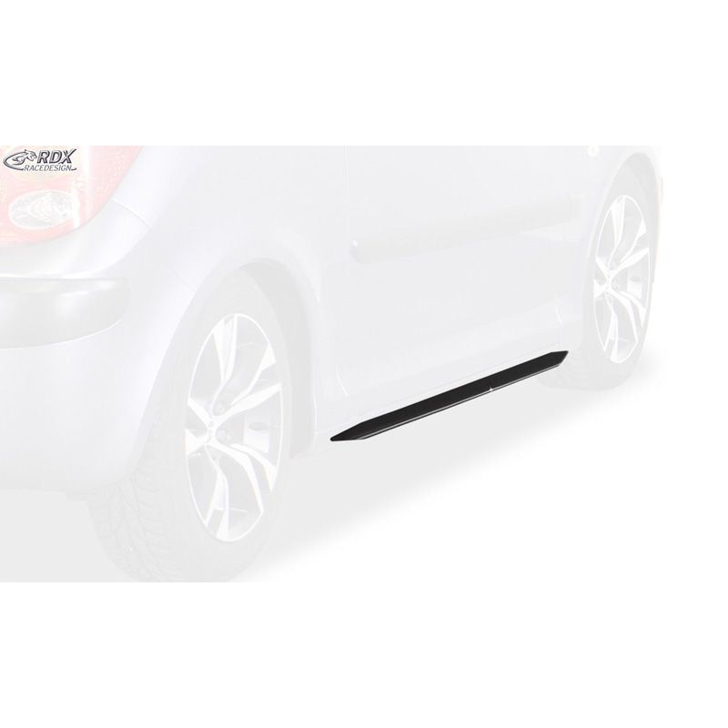 Sideskirts  Peugeot 1007 2005- 'Slim' (ABS)