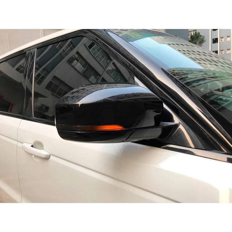 Set LED Zijspiegel-Knipperlichten  Land Rover / Range Rover diverse modellen - Rookgrijs - incl. Dynamic Running Light