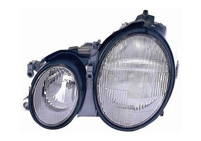 koplamp, Hella, H7+H7, pneum vertelb, links Mercedes CLK klasse,