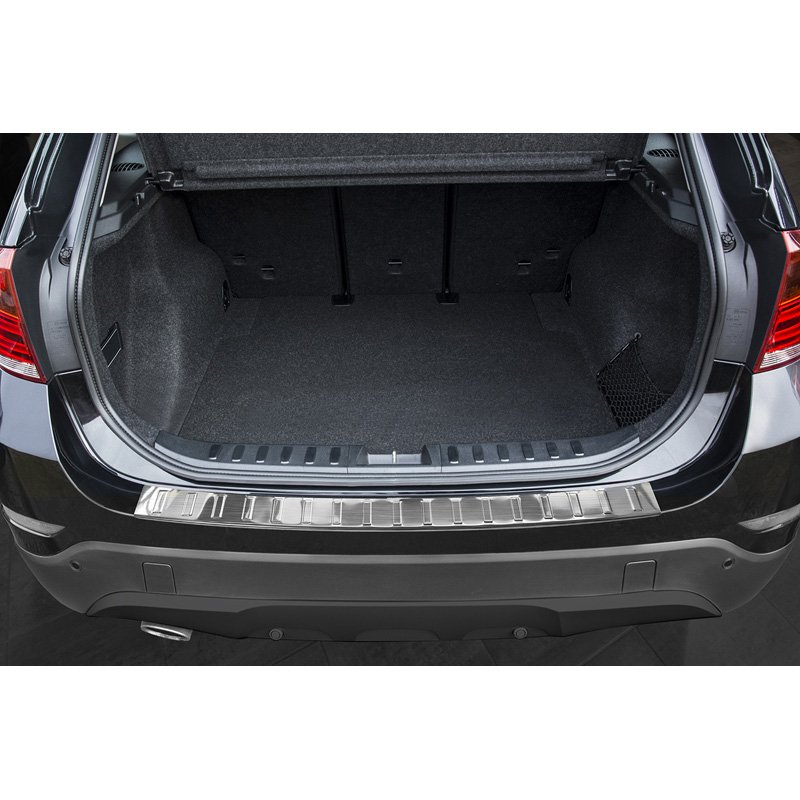 RVS Achterbumperprotector  BMW X1 E84 Facelift 2012-2015 'Ribs' excl. M-Pakket