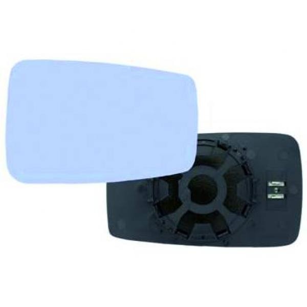 Spiegel glas rechts Audi 80 B3, 86-94 CONVEX GLAS BLAUW