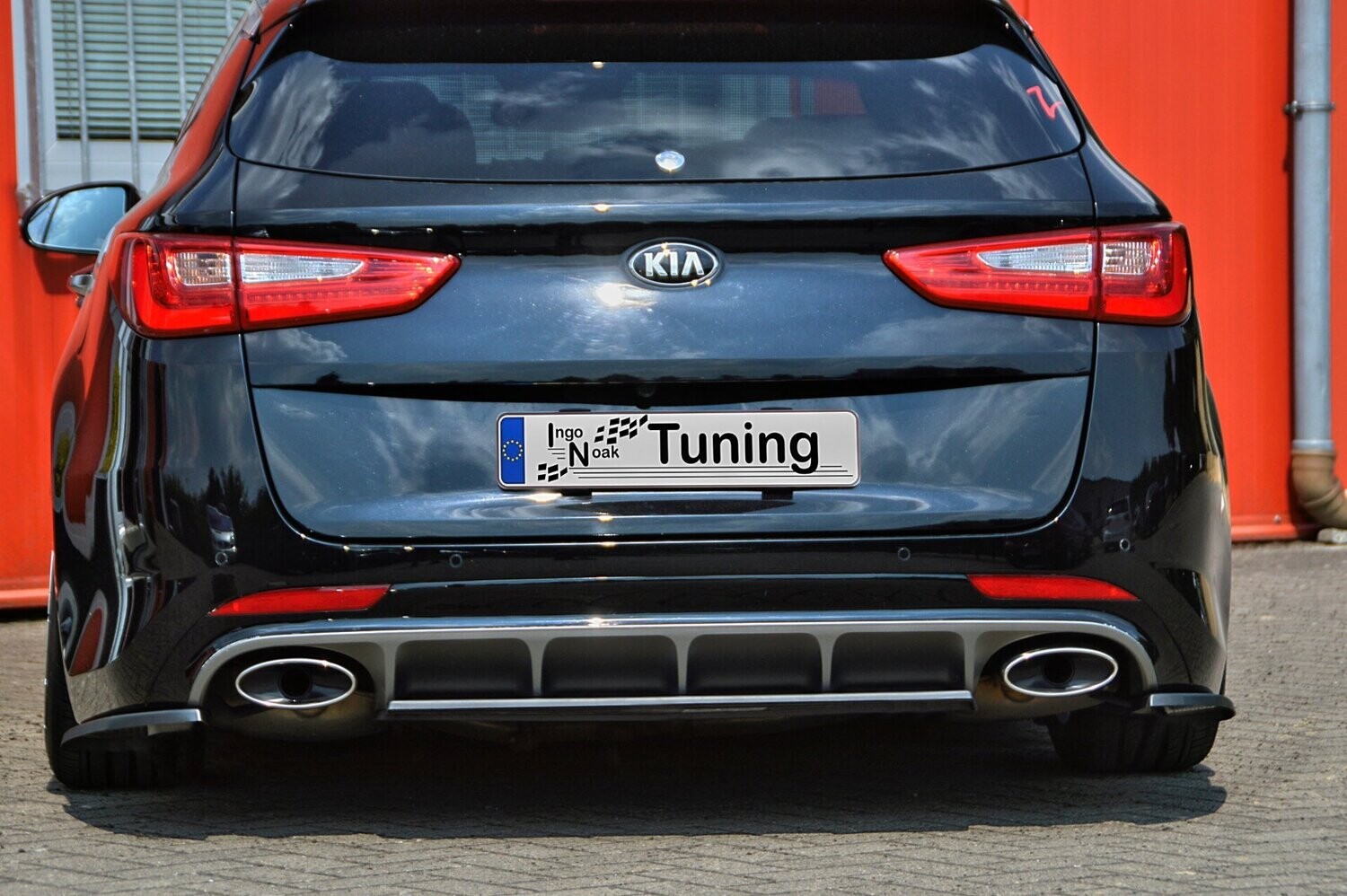 Achterschort middendeel + zijdelen Kia Optima JF Sportswagon ABS