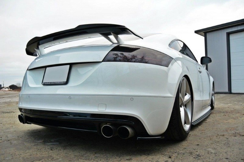 Achterzijde Spoilers Audi TT S 8J Glanzend Zwart