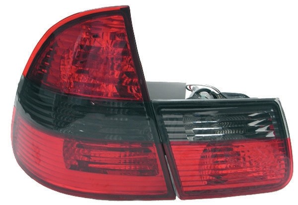 Taillights BMW E46 98-05 clear red/ GRIJS