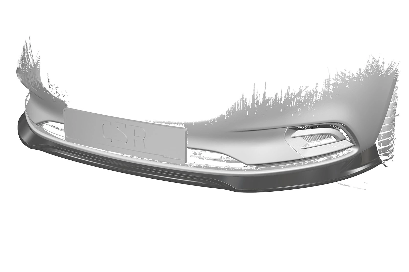 Voorspoiler Opel Corsa E Glans Zwart – CSR Automotive