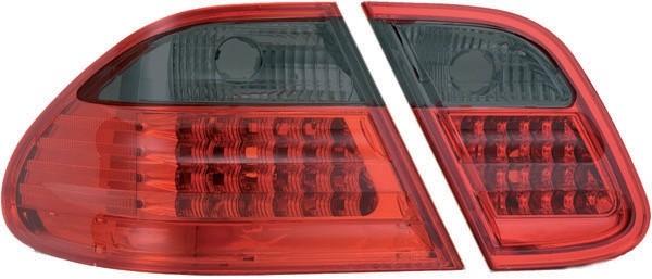 Taillights Led Mercedes W208 red/black 97-02