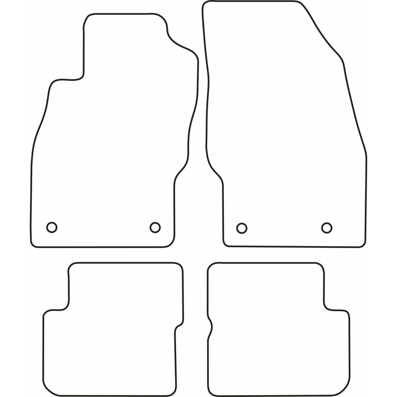 Automatten Velours  Opel Corsa D 2006-2014
