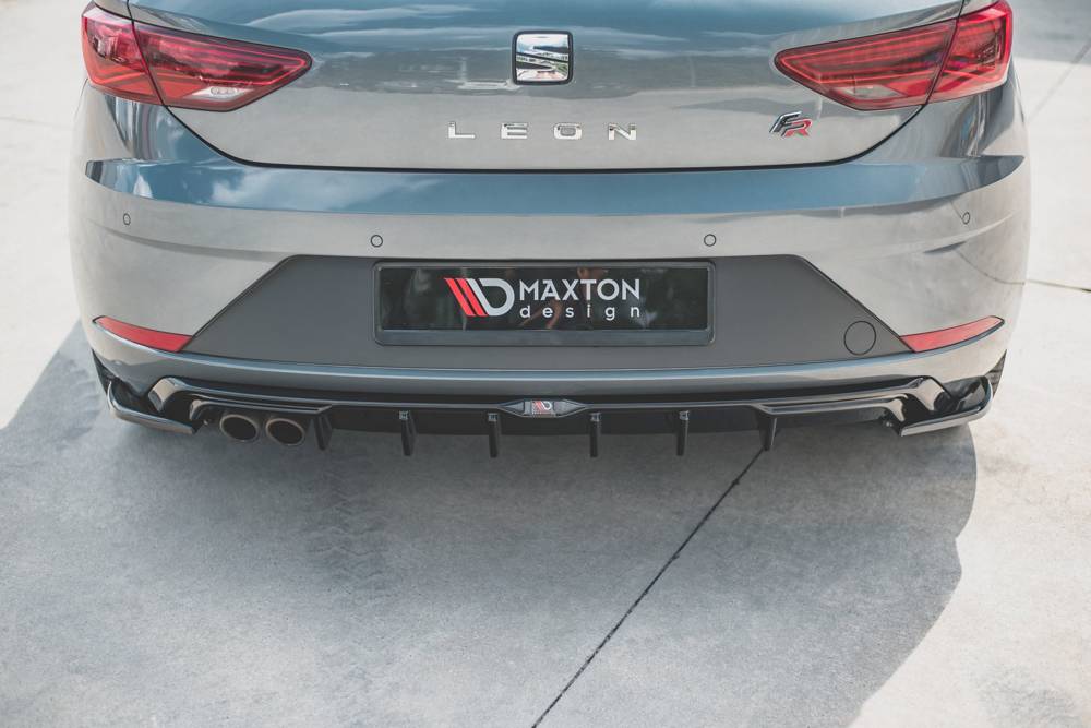 Diffuser Seat Leon Mk3 FR Facelift Glans Zwart