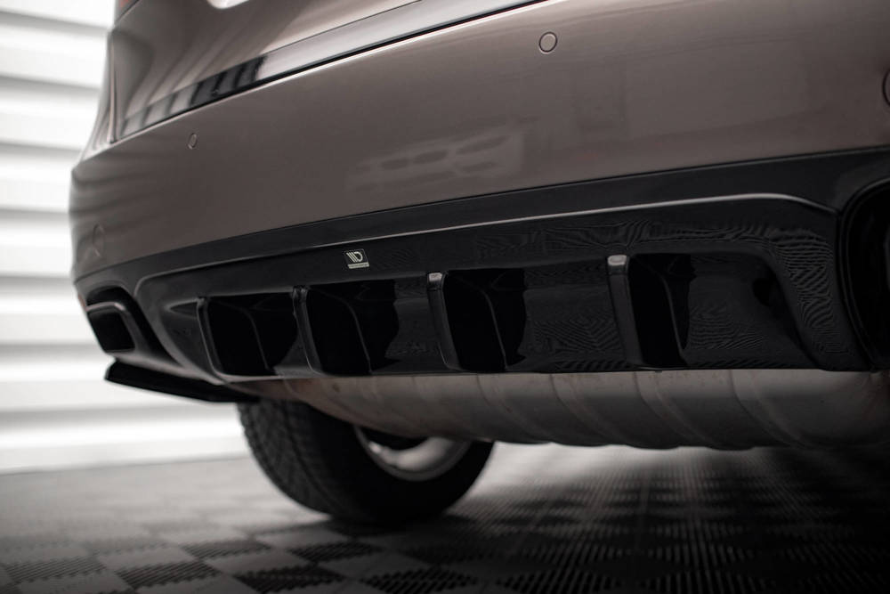 Diffuser Porsche Cayenne MK2 Maxton Glans Zwart