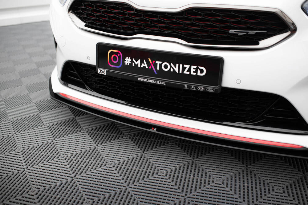 Street Pro zwarte Voorspoiler Kia Ceed GT MK3 / Proceed MK1